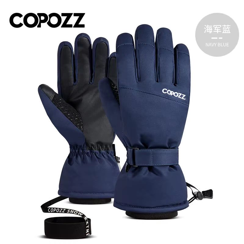 Adult Warm Winter Ski Gloves Waterproof 3M Thinsulate Snowboard Gloves Thermal Motorcycle Cycling Gloves Men Women