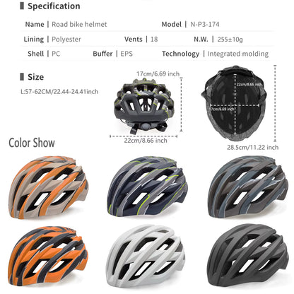 New Ultralight Cycling Helmet Road Mtb Bicycle Helmet Safety Cap Racing Bike Equipments Women Men In-Mold Bicycle Helmet