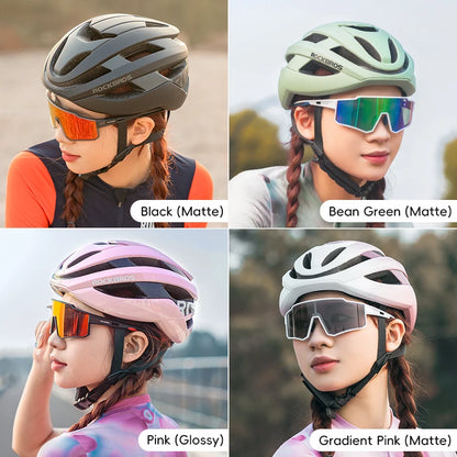 Bicycle Helmet Men Women MTB Road Safety Integrally-Molded Ultralight Helmet Breathable Ajustable Bike Cycling Helmet