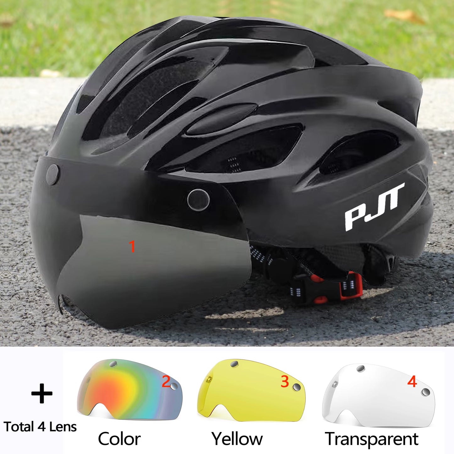Ultra-Light Bicycle Helmet Lightweight PC Shell & EPS Foam Construction Cycling Helmet MTB 18 Ventilation Vents Bike Helmet