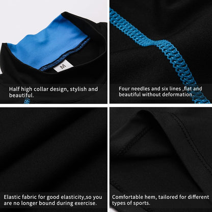 Men'S Compression Shirts Thermal Long Sleeve Athletic Workout Tops Gym Undershirts Sports Baselayers Running T Shirt for Men