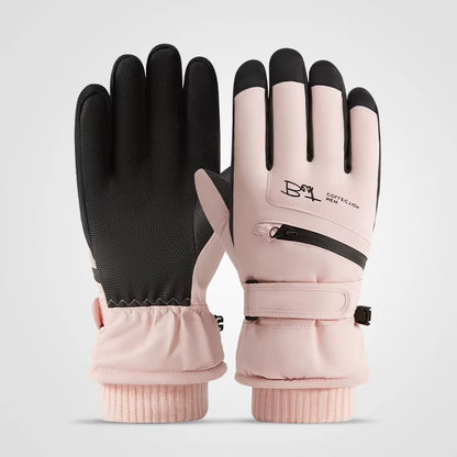 BEIWEI35 Winter Warm Snowboard Ski Gloves Men Women Mountain Skiing Snowmobile Snow Motorcycle Gloves Windproof