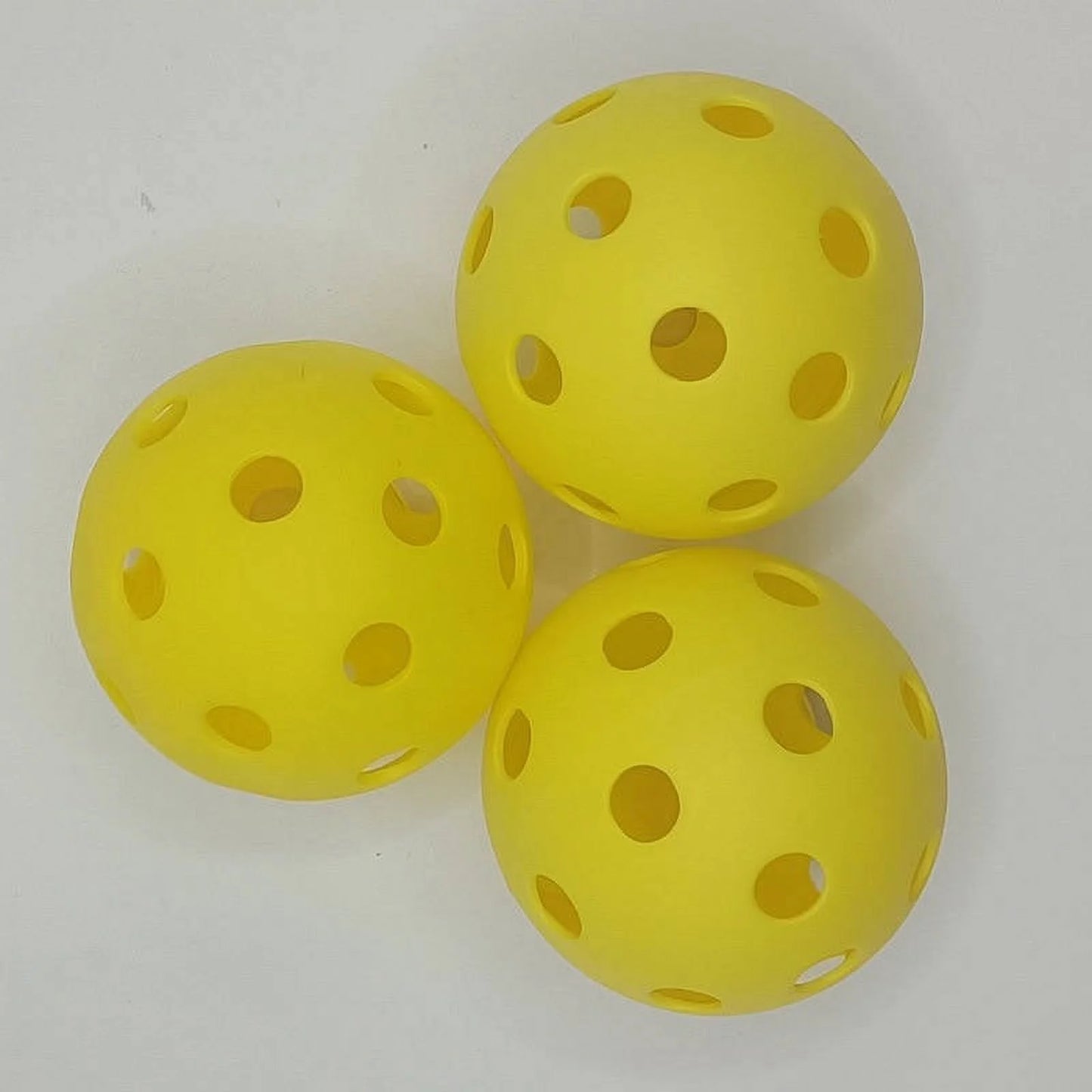 Sports Indoor Outdoor Play Pickleball 40 Hole, 4 Pack Yellow