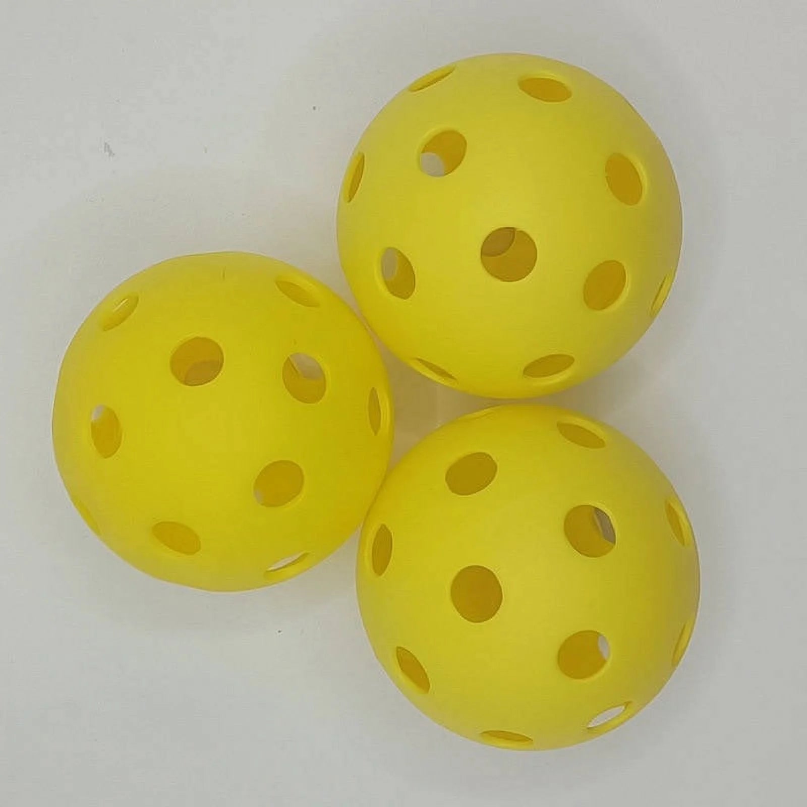 Sports Indoor Outdoor Play Pickleball 40 Hole, 4 Pack Yellow
