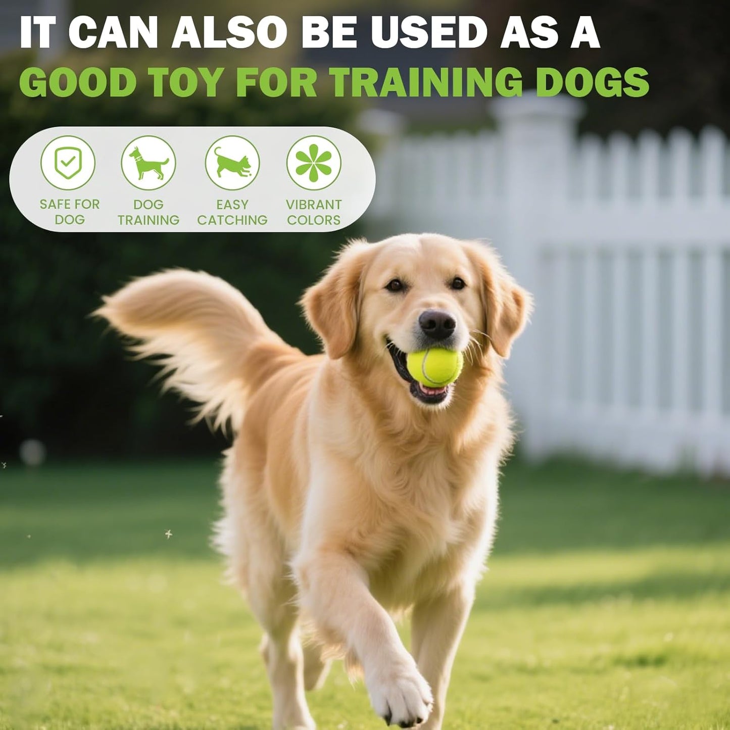 Tennis Balls, 12/24/36/80 Pack Bulk Tennis Balls Pressureless Tennis Ball, Come with Mesh Bag for Easy Transport,Pet Dog Playing Balls, Good for Beginner Training Ball