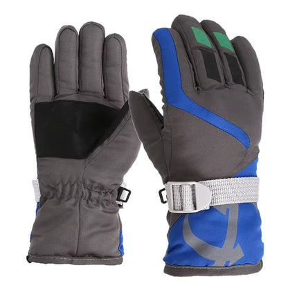 Children Winter Rabbit Gloves Baby Girls Waterproof Windproof Snow Gloves Kids Boy Thick Warm Ski Mitten for 2-6 Years Old