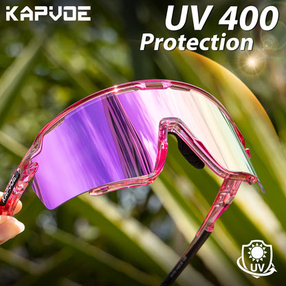 Photochromic Sunglasses Frame and Lens Photochromic Cycling Glasses UV400 Sports Glasses Running Driving Outdoor Eyewear