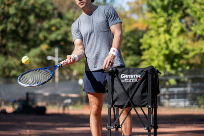 Sports EZ Travel Cart, Tennis & Pickleball Hopper, Padel, Portable Compact Design, Sturdy Lightweight Construction, EZ Bags, 150 or 250 Capacity, Premium Carrying Case Included