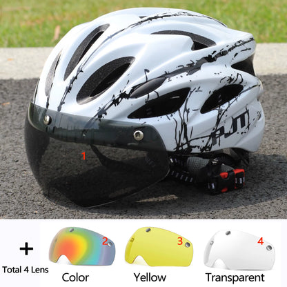 Ultra-Light Bicycle Helmet Lightweight PC Shell & EPS Foam Construction Cycling Helmet MTB 18 Ventilation Vents Bike Helmet