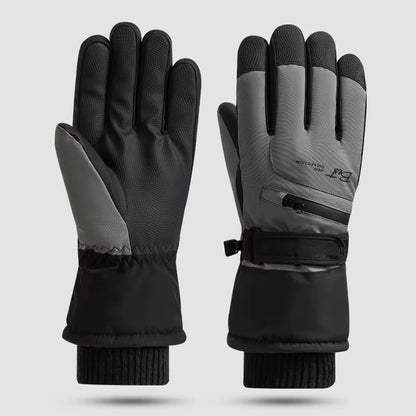 BEIWEI35 Winter Warm Snowboard Ski Gloves Men Women Mountain Skiing Snowmobile Snow Motorcycle Gloves Windproof