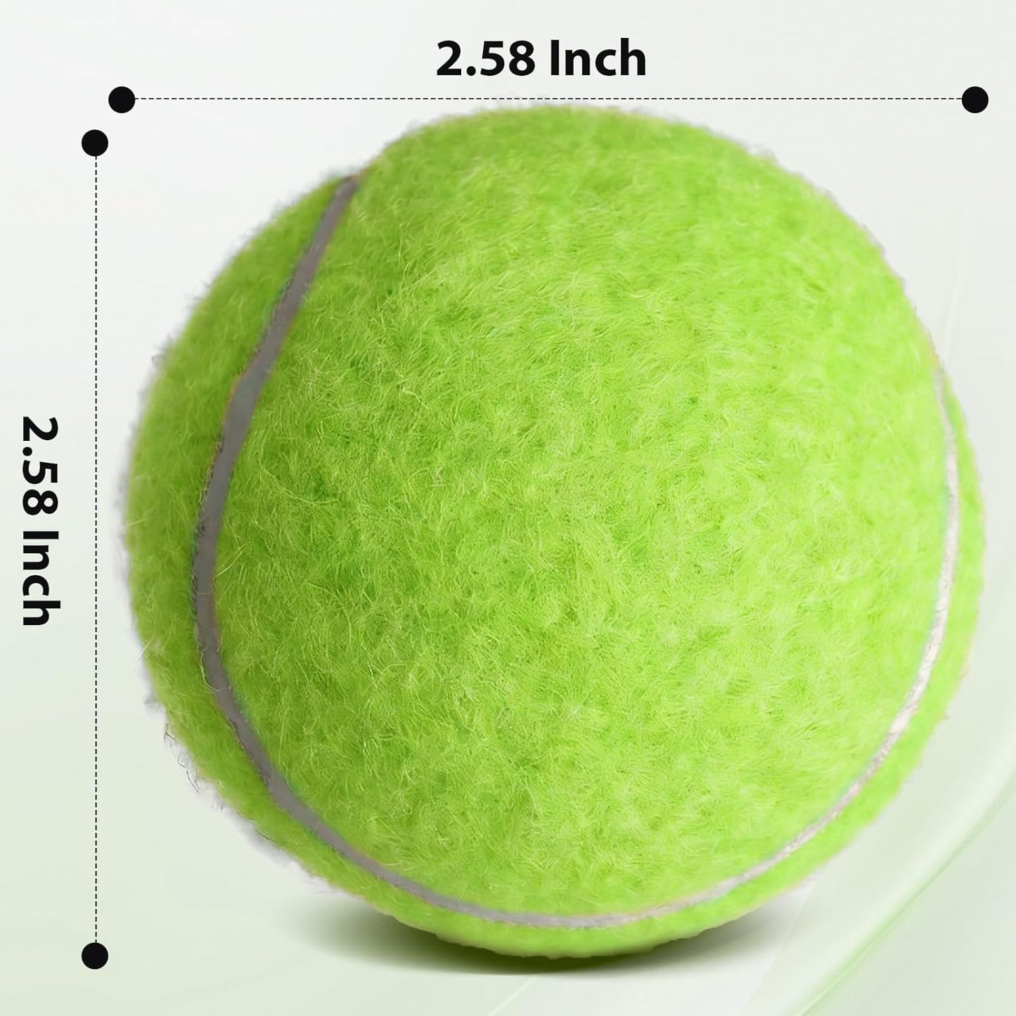 Tennis Balls, 12/24/36/80 Pack Bulk Tennis Balls Pressureless Tennis Ball, Come with Mesh Bag for Easy Transport,Pet Dog Playing Balls, Good for Beginner Training Ball
