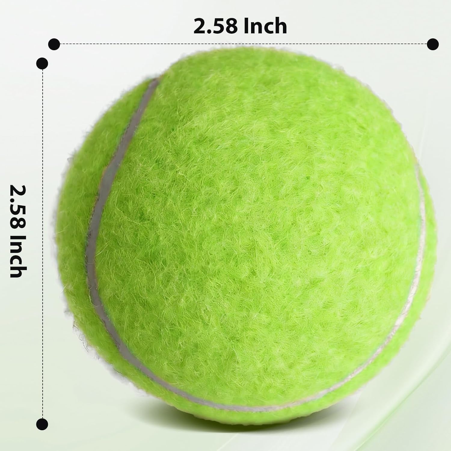Tennis Balls, 12/24/36/80 Pack Bulk Tennis Balls Pressureless Tennis Ball, Come with Mesh Bag for Easy Transport,Pet Dog Playing Balls, Good for Beginner Training Ball