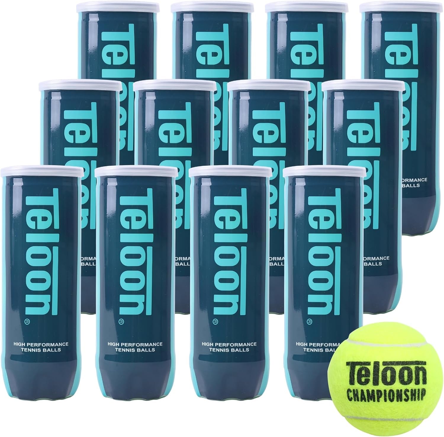 Championship Tennis Balls - Extra Duty - Regular Duty Felt Pressurized Tennis Balls