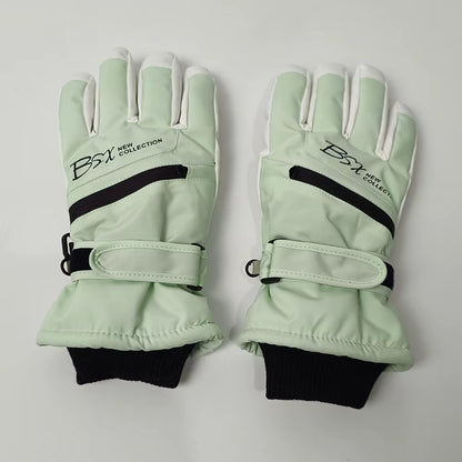 BEIWEI35 Winter Warm Snowboard Ski Gloves Men Women Mountain Skiing Snowmobile Snow Motorcycle Gloves Windproof