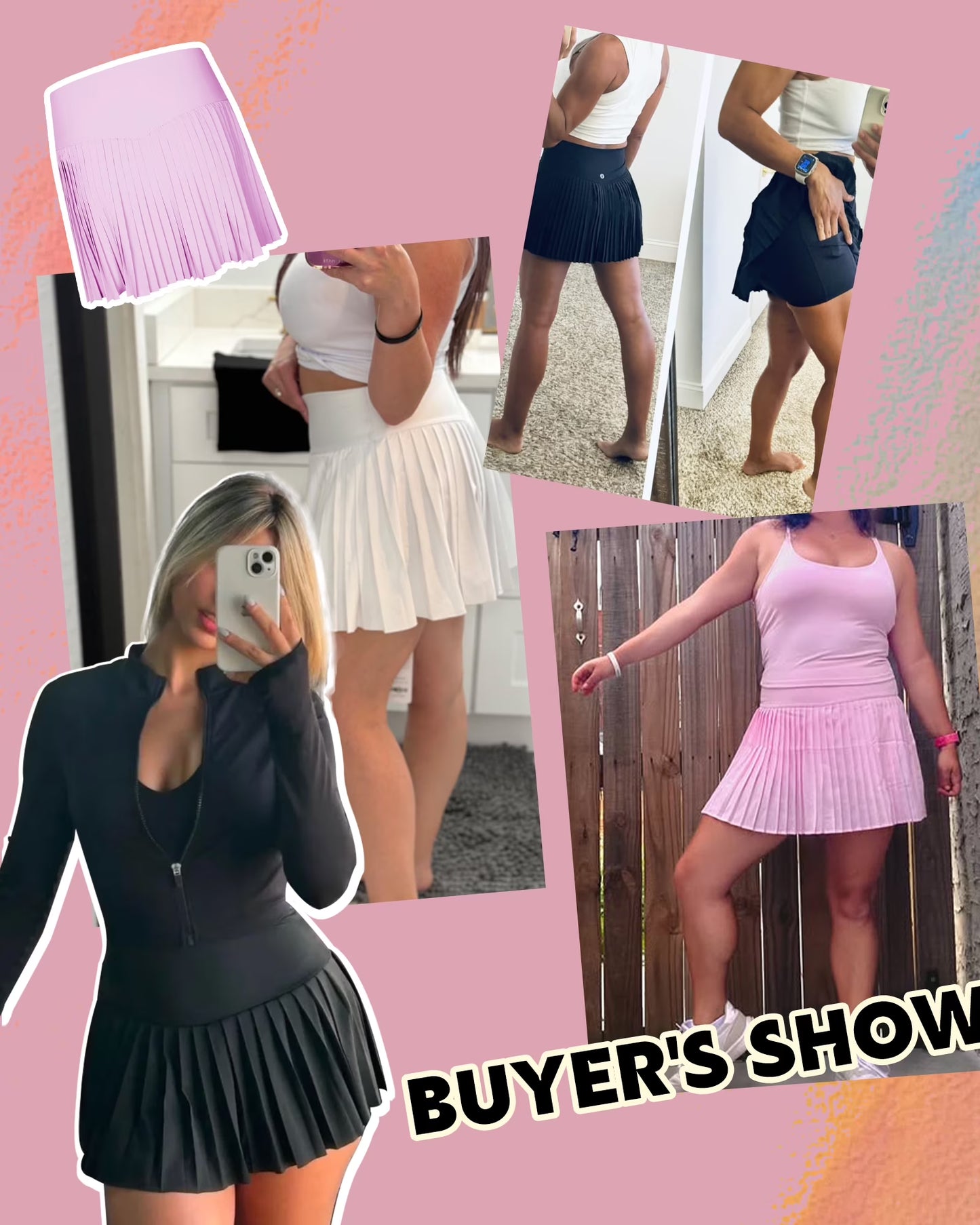 Pleated Tennis Skirt for Women with Pockets Shorts Women'S High Waisted Casual Liner a Line Workout Golf Skorts Skirts