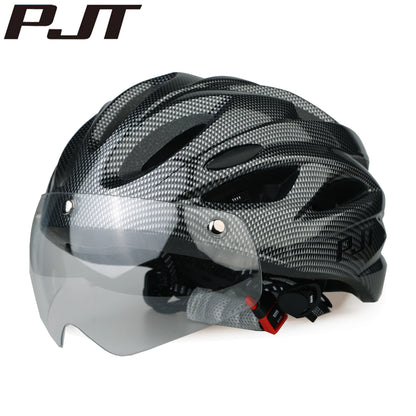 Lightweight Cycling Len Bicycle Helmet with Magnetic Attraction Goggles Lens Bike Helmet Free Switching Adult Cycling Helmet