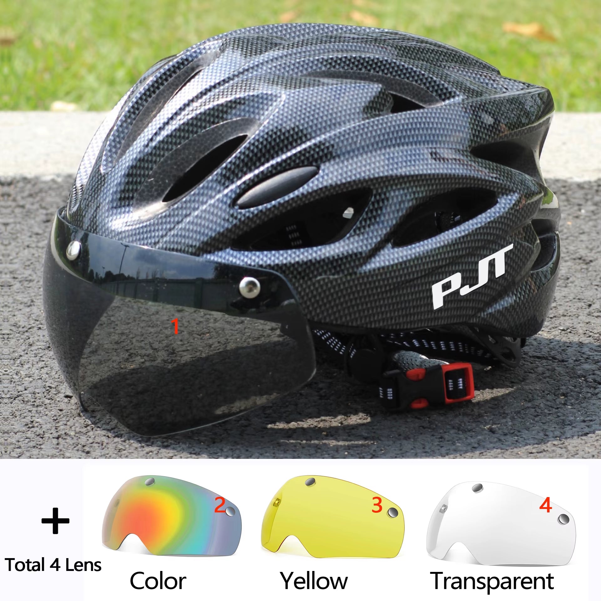 Ultra-Light Bicycle Helmet Lightweight PC Shell & EPS Foam Construction Cycling Helmet MTB 18 Ventilation Vents Bike Helmet