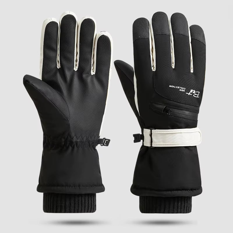 BEIWEI35 Winter Warm Snowboard Ski Gloves Men Women Mountain Skiing Snowmobile Snow Motorcycle Gloves Windproof