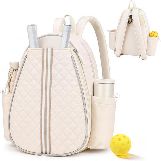 Tennis Bag, Pickleball Bags for Women Water-Resistant and Machine Washable Tennis Racket Backpack, Lightweight Sports Bag for Pickleball, Badminton