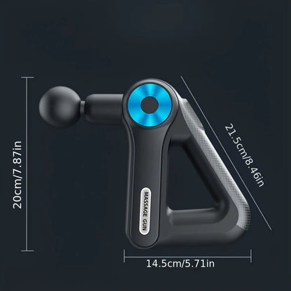 Massagepistole Mit 9 Aufsätzen | Massagegerät Für Nacken, Rücken, Füße Und Mehr | Massage Gun | Pulsevia