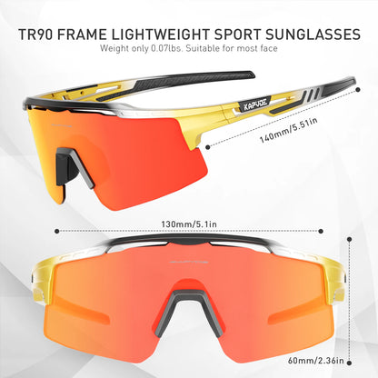 Cycling Glasses UV400 MTB Bike Sunglasses Running Hiking Driving Outdoor Sports Glasses Men Women Sport Sunglasses
