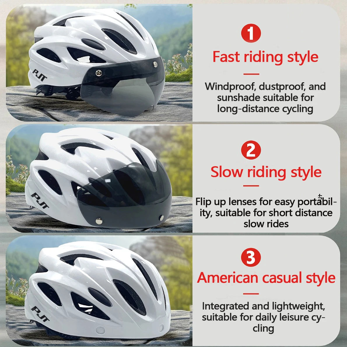 Ultra-Light Bicycle Helmet Lightweight PC Shell & EPS Foam Construction Cycling Helmet MTB 18 Ventilation Vents Bike Helmet