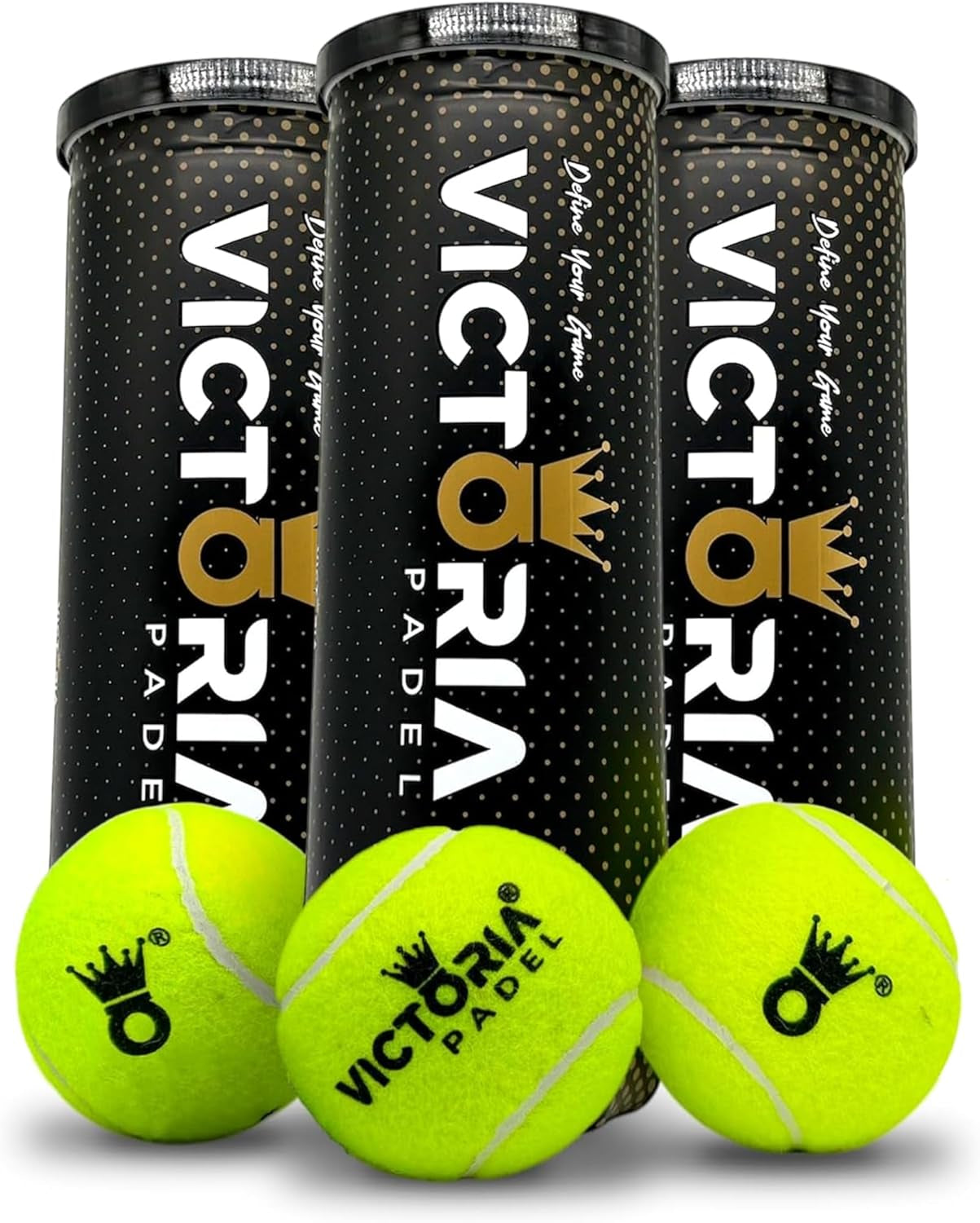 Ball – Professional Padel Balls Certified by FIP – Durable Padel Balls with Consistent Bounce – Premium Felt for High Performance – Tube of 3 Tournament-Ready