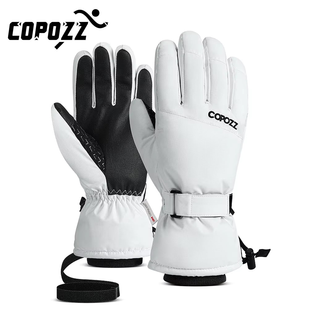 Adult Warm Winter Ski Gloves Waterproof 3M Thinsulate Snowboard Gloves Thermal Motorcycle Cycling Gloves Men Women