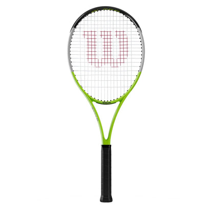 Blade Feel RXT 105 Adult Recreational Tennis Racket - Green/Grey, Grip Size 3 - 4 3/8"