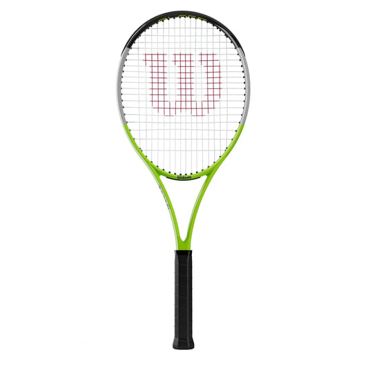 Blade Feel RXT 105 Adult Recreational Tennis Racket - Green/Grey, Grip Size 3 - 4 3/8"